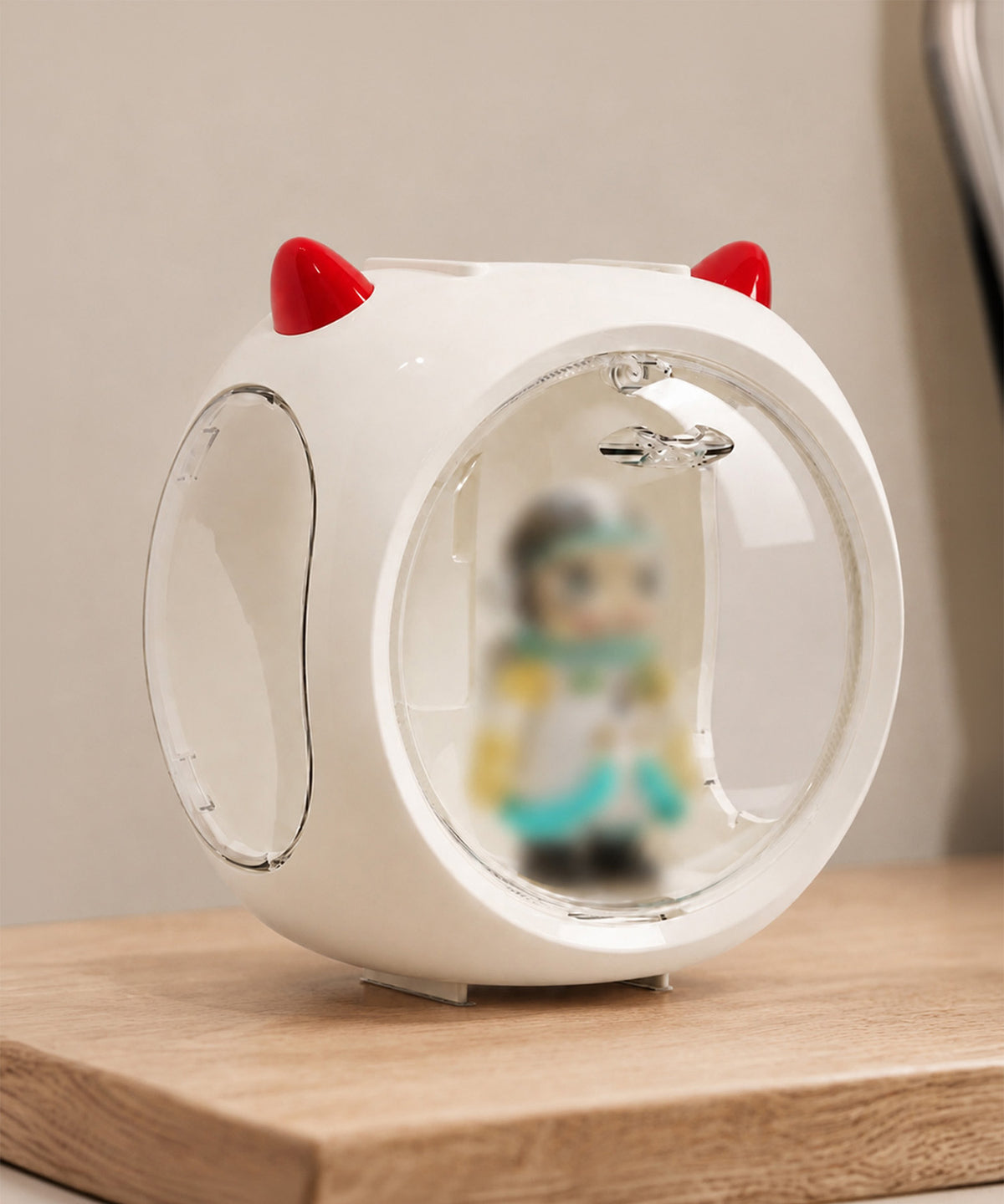 カプセルボックス型クリアディスプレイケース