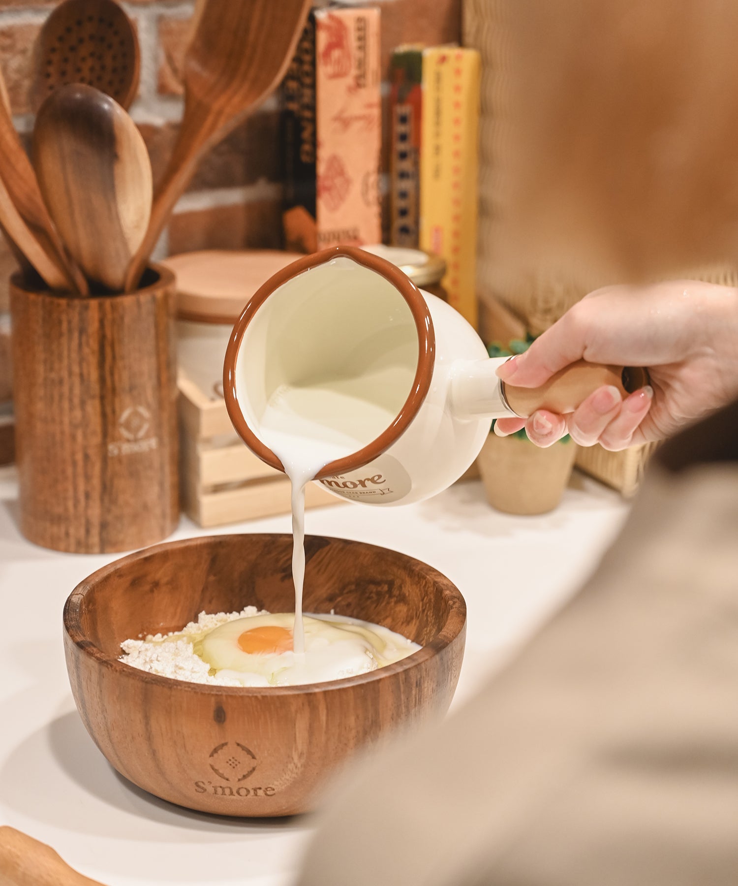 café s'more  milk pan　カフェスモア ミルクパン