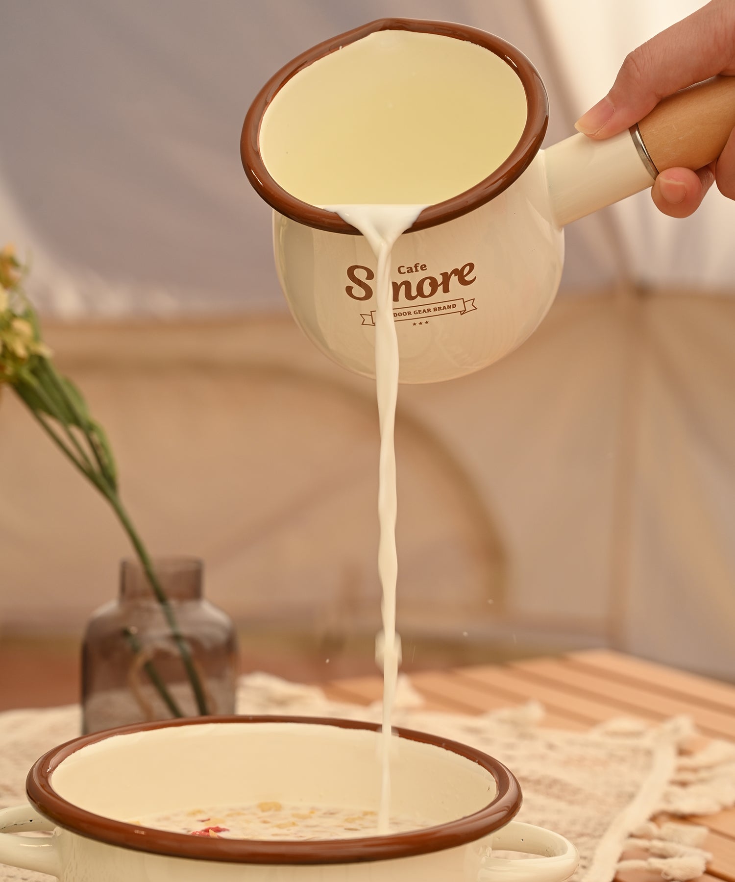 café s'more  milk pan　カフェスモア ミルクパン