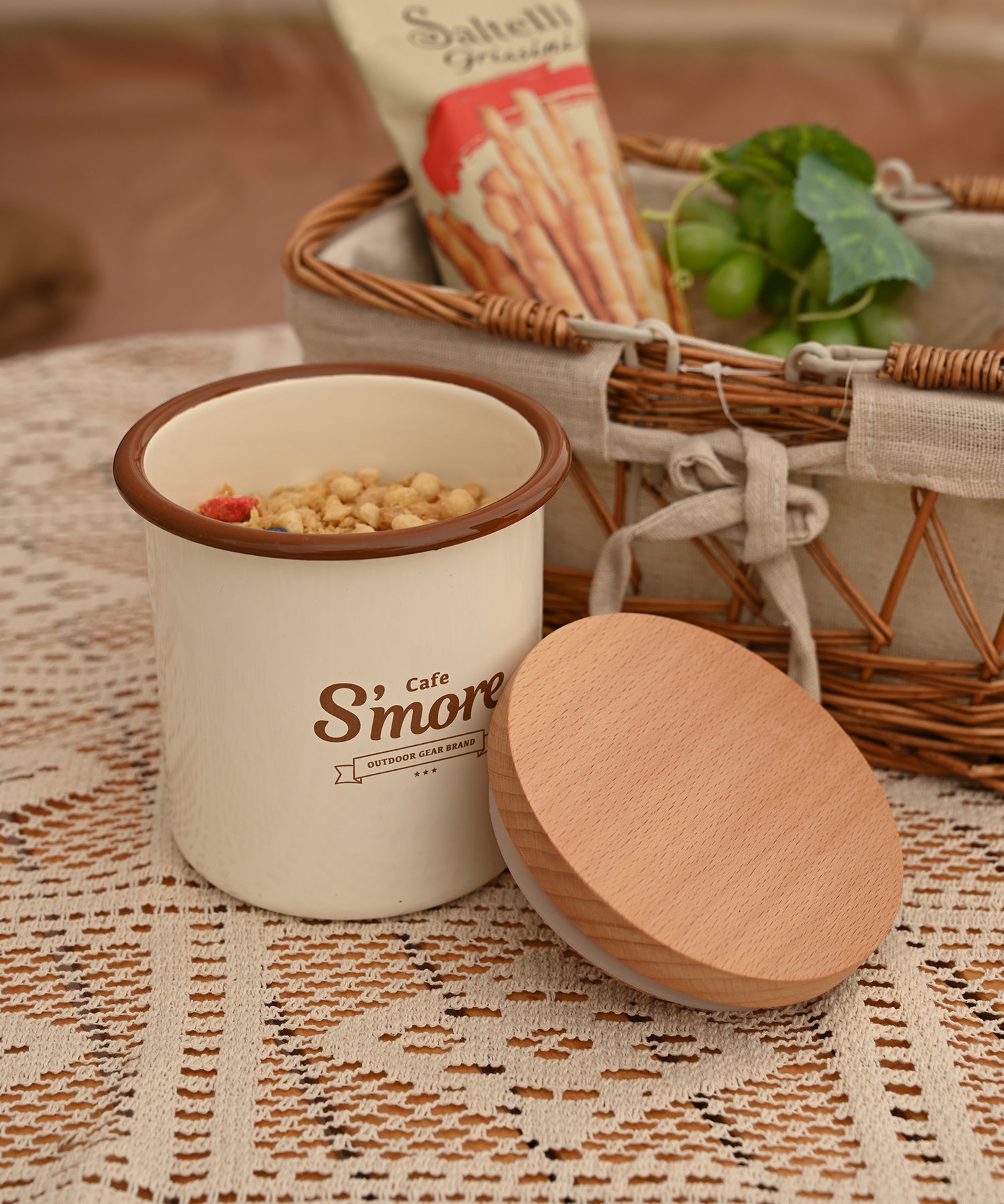 café s'more canister　カフェスモア キャニスター