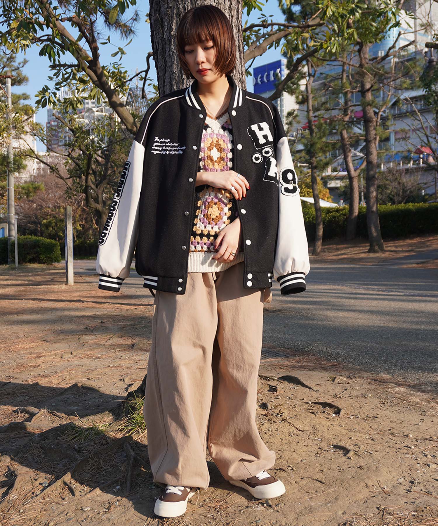 HOOK -original-　サガラ刺繍ワッペンスタジャン