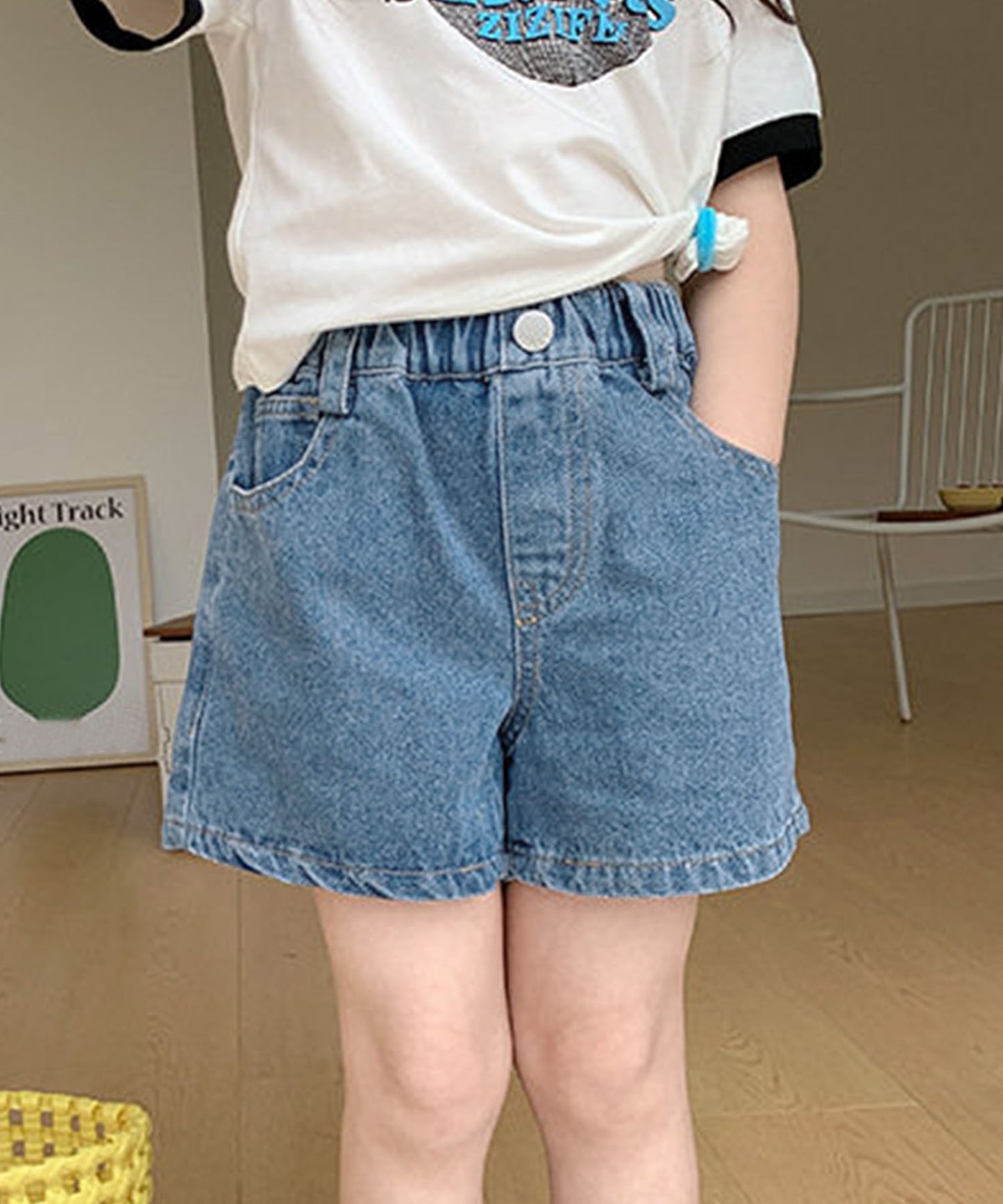 [aimoha-KIDS-] Denim Shorts
