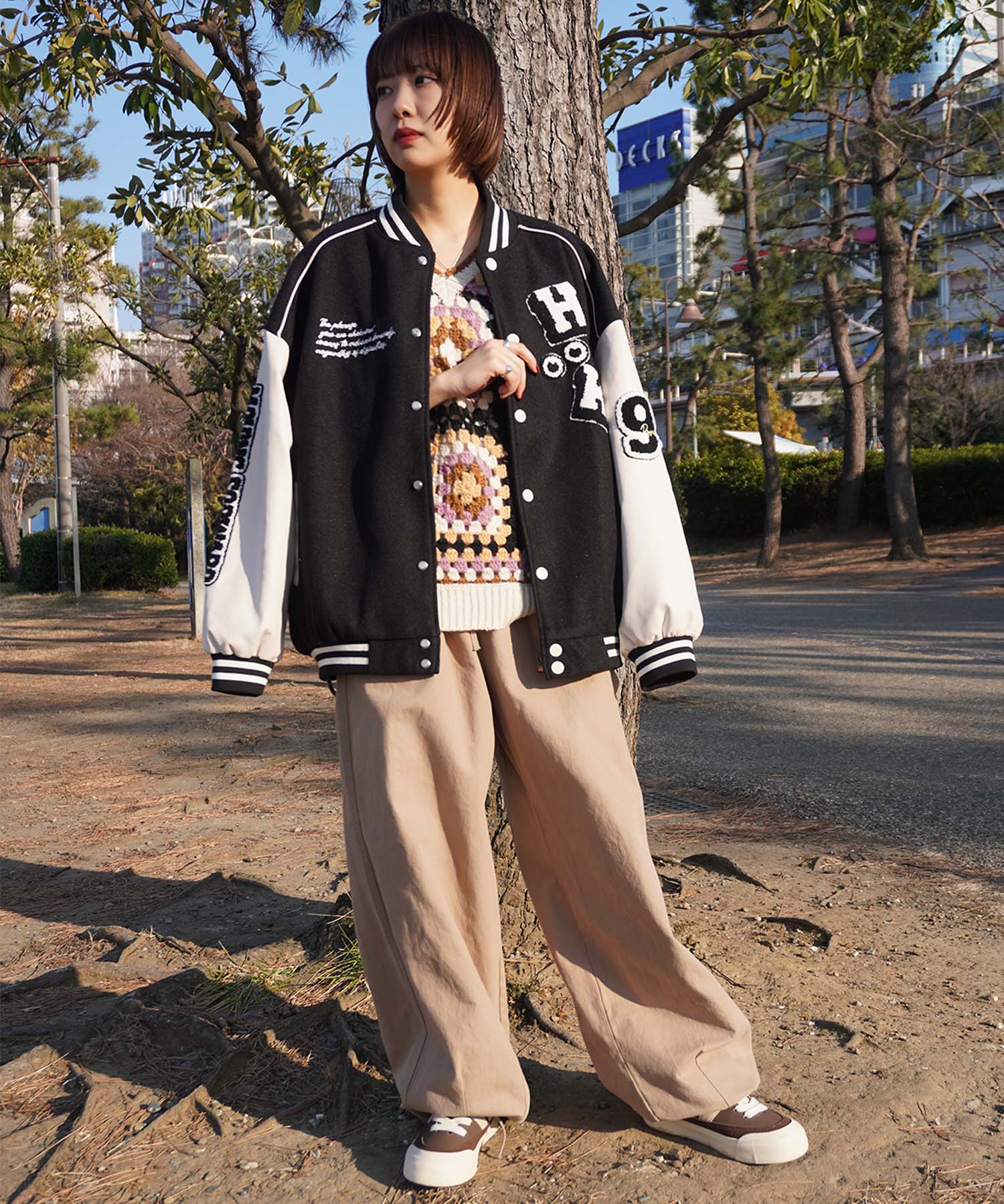 HOOK -original-　サガラ刺繍ワッペンスタジャン