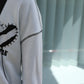 [HOOK -original-] Zebra pattern heart patch decorative stitch sweatshirt