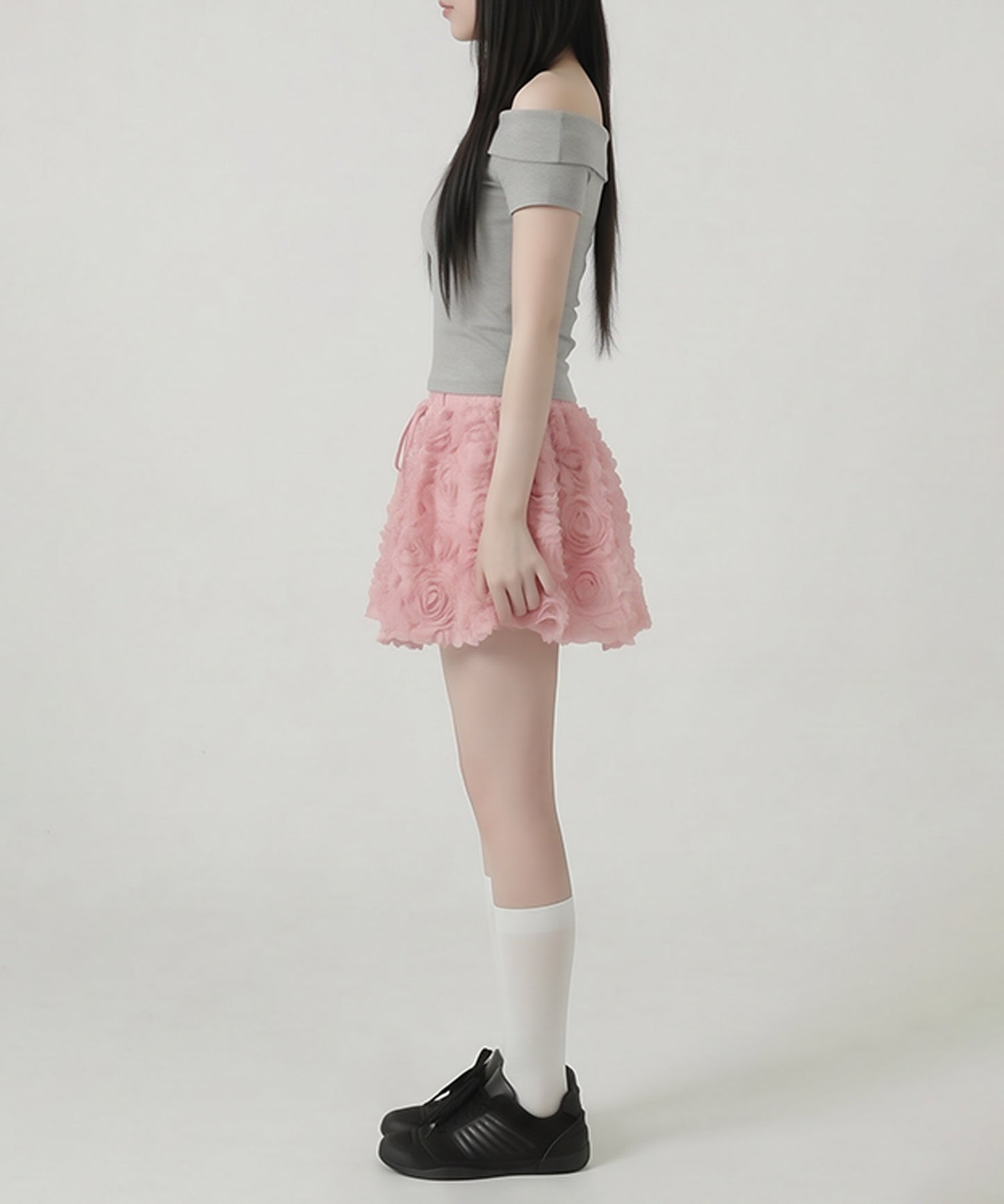 HOOK for girls　立体ローズミニスカート