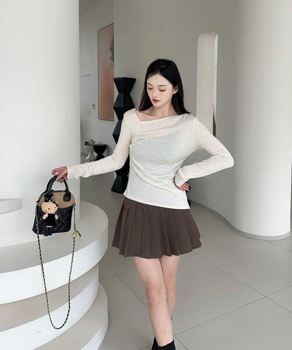 【Jasmine】アシンメトリーニットプルオーバー