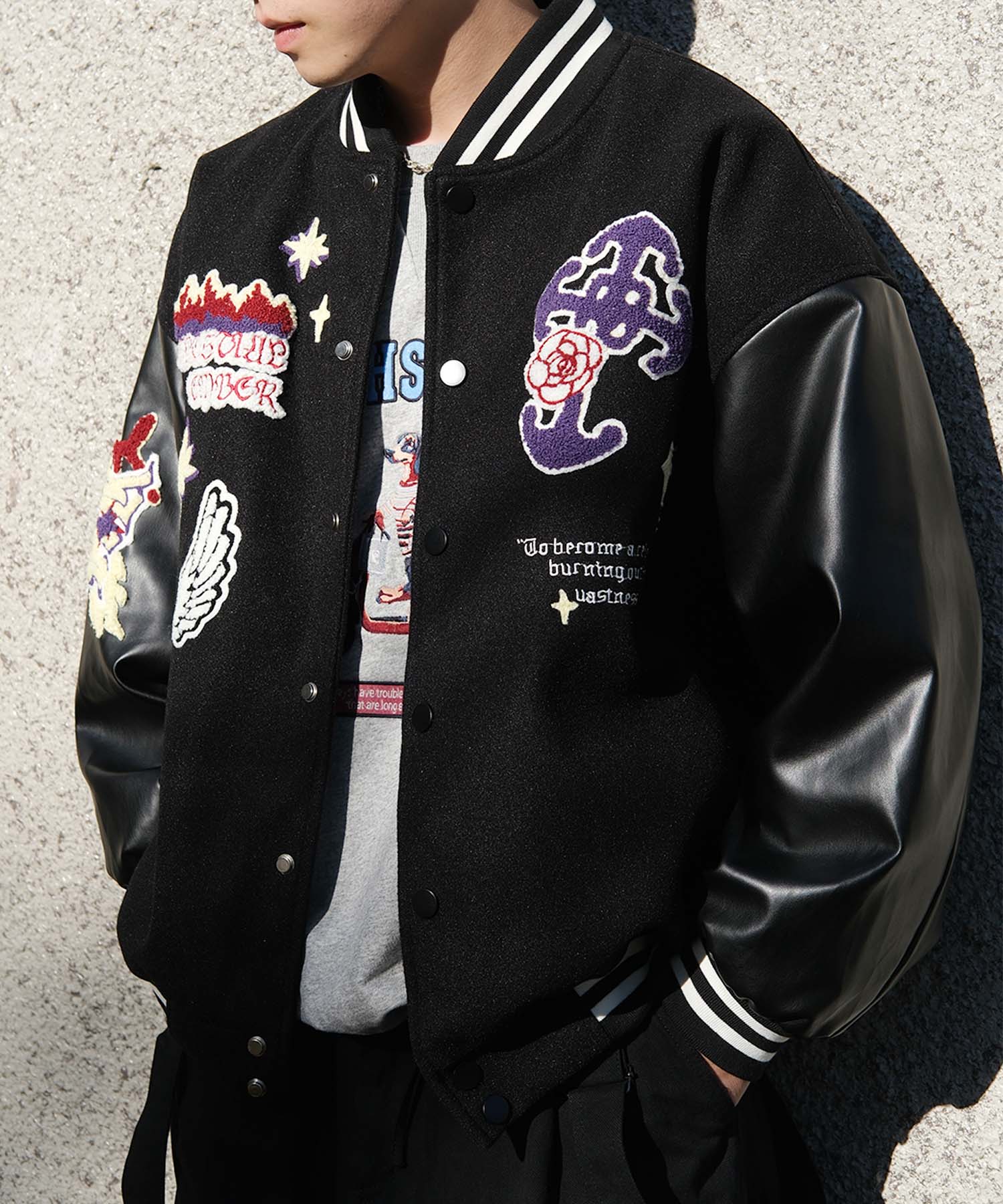 HOOK -original-　サガラ刺繍ワッペンスタジャン