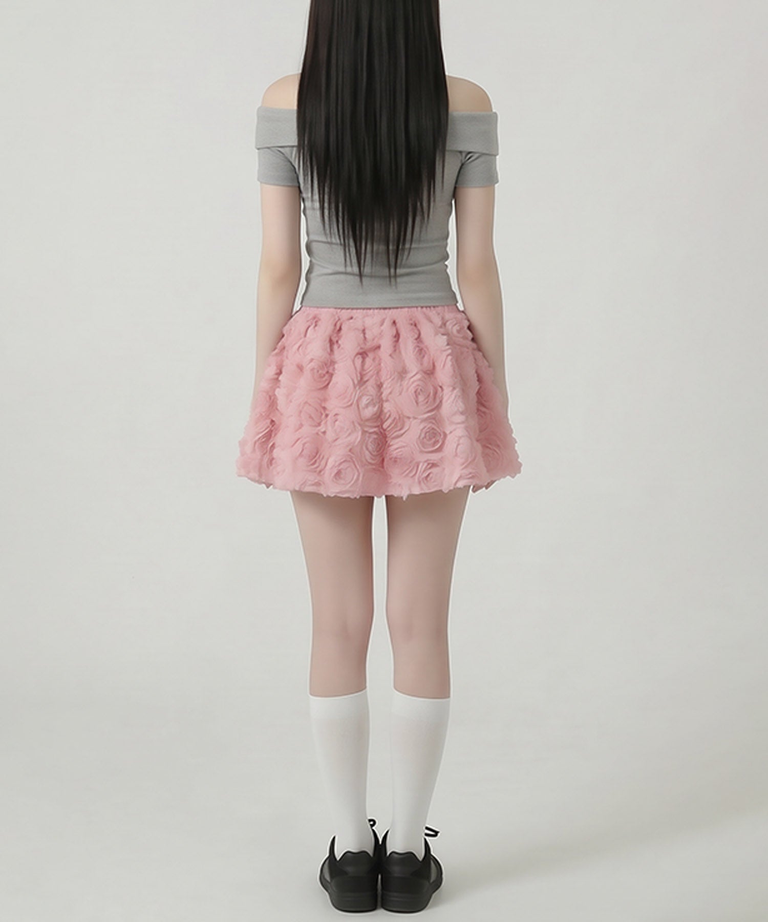 HOOK for girls　立体ローズミニスカート