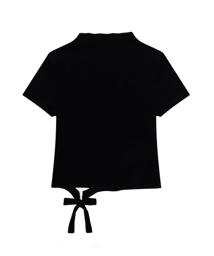 HOOK for girls　ガーリーカジュアルリボンTシャツ