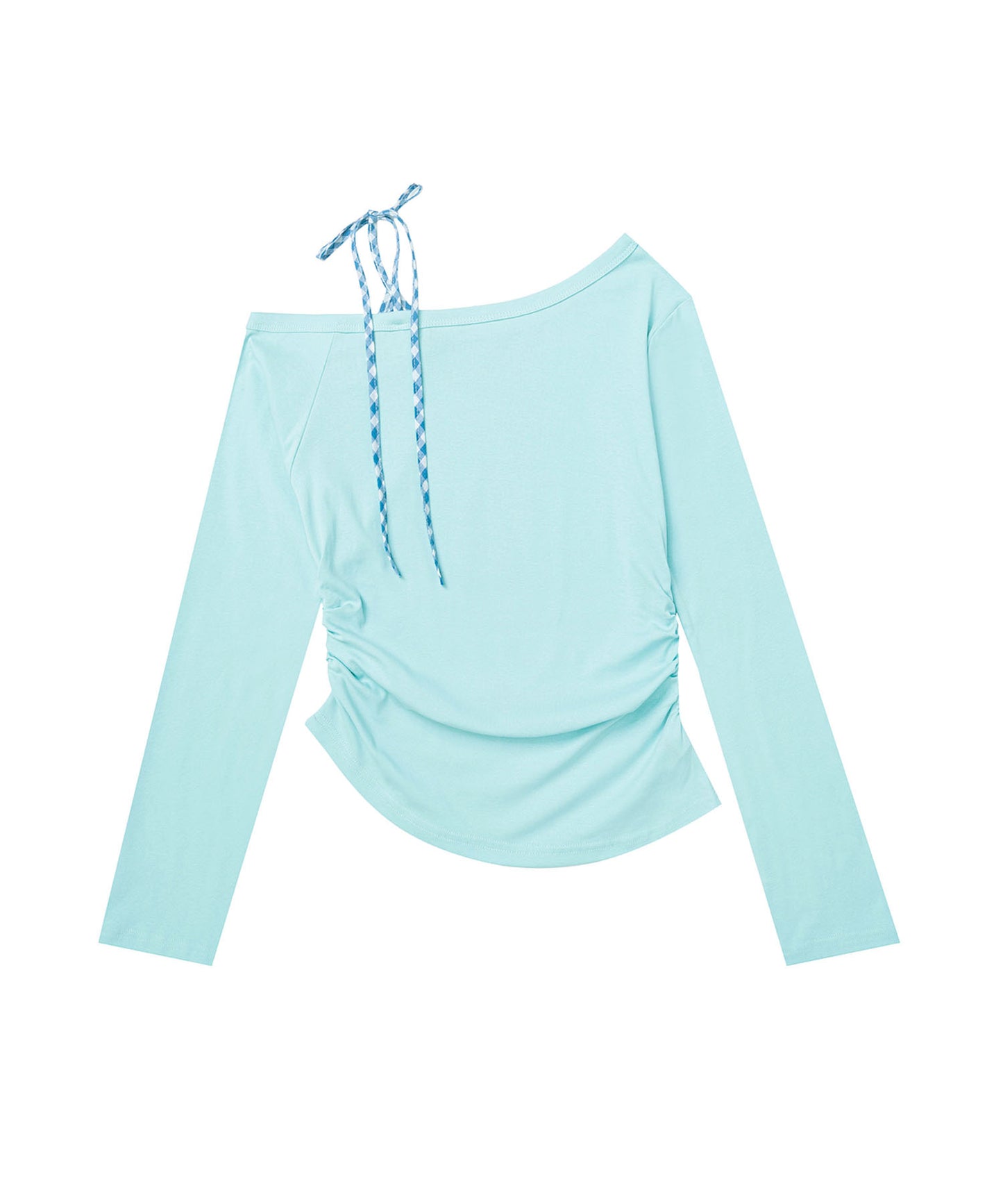 HOOK for girls　ストーン×シェルプリント オフショルダー ロンT