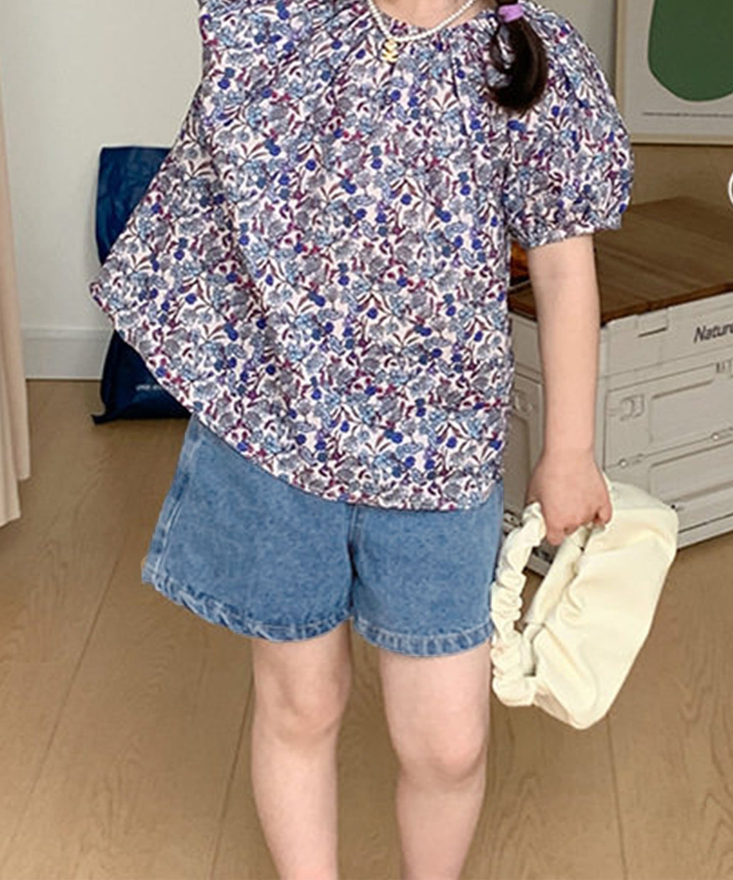 [aimoha-KIDS-] Denim Shorts