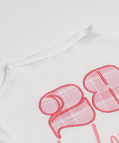 HOOK for girls　ガーリーカジュアルリボンTシャツ