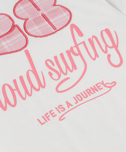 HOOK for girls　ガーリーカジュアルリボンTシャツ