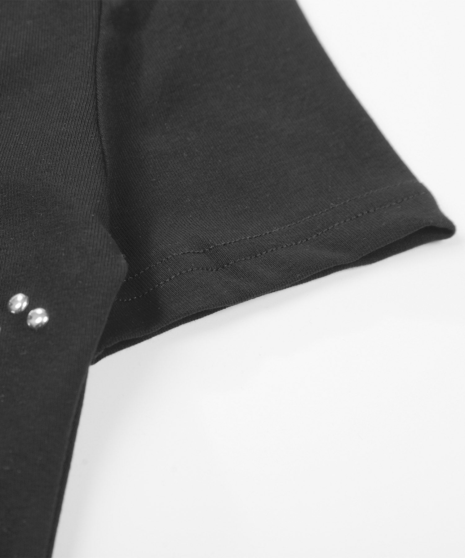 HOOK for girls　スタッズ×アシメ縦フリルヘム 半袖トップス (SS)