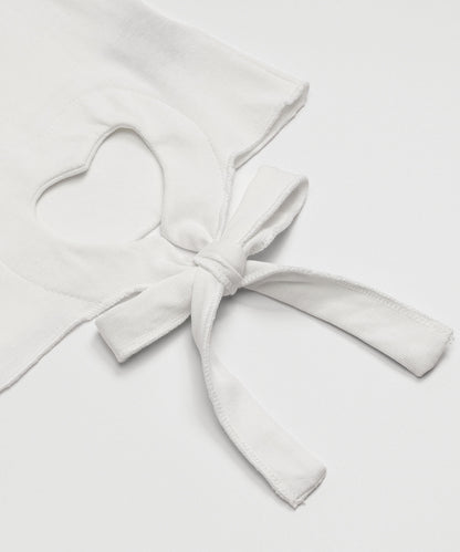 HOOK for girls　ガーリーカジュアルリボンTシャツ