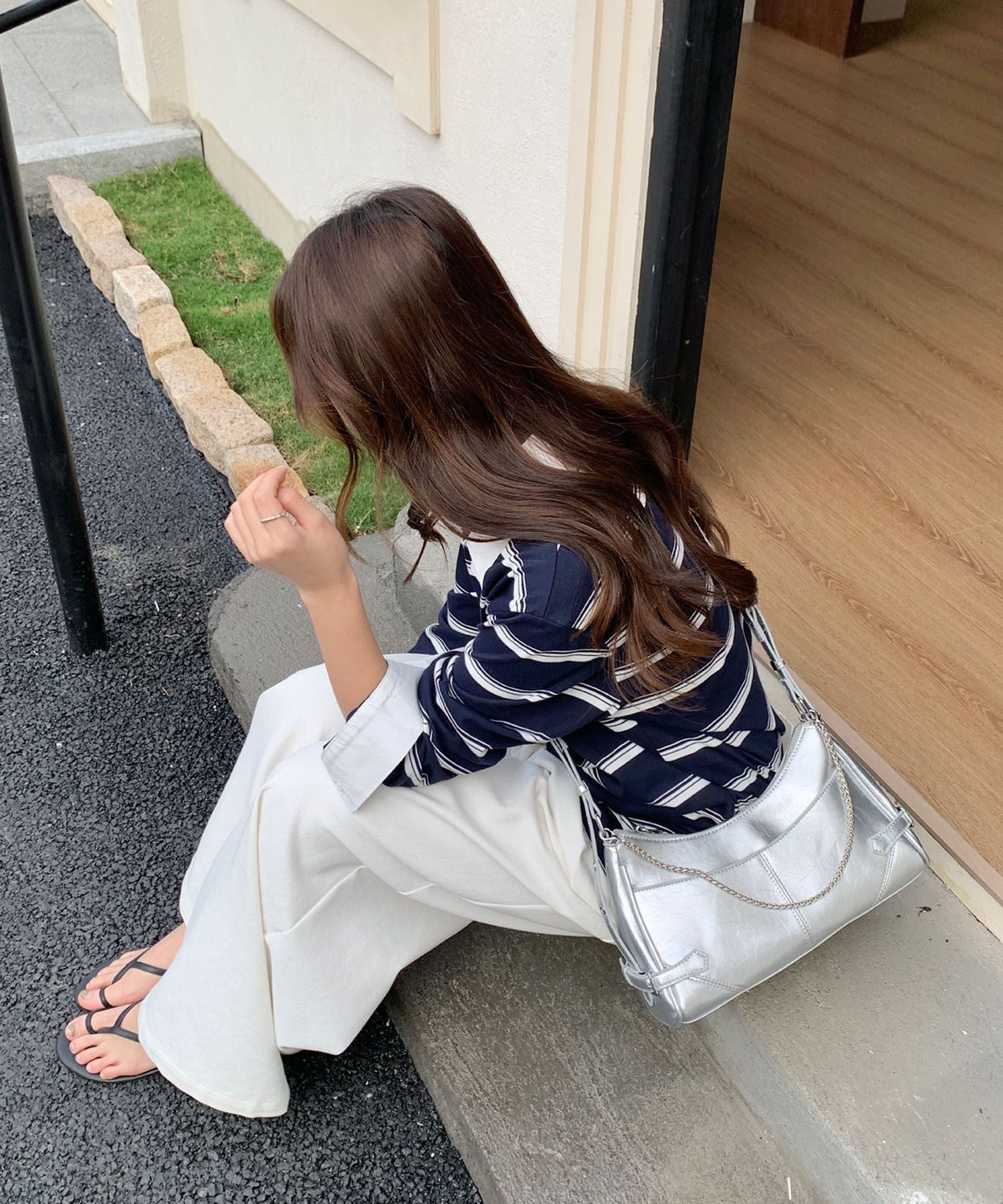 チェーン付きミニショルダーバッグ