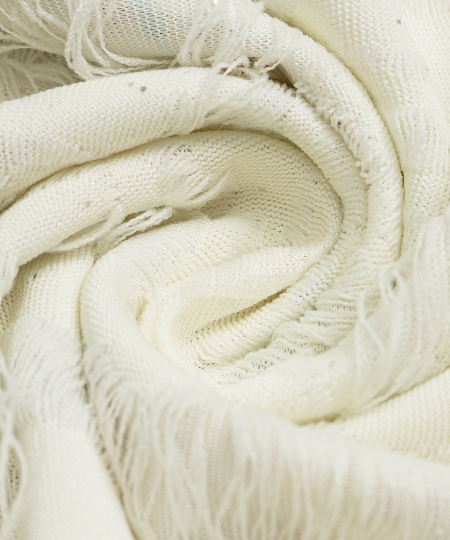 HOOK for girls　キラキラストーン × バタフライプリント ダメージメッシュ カットソー