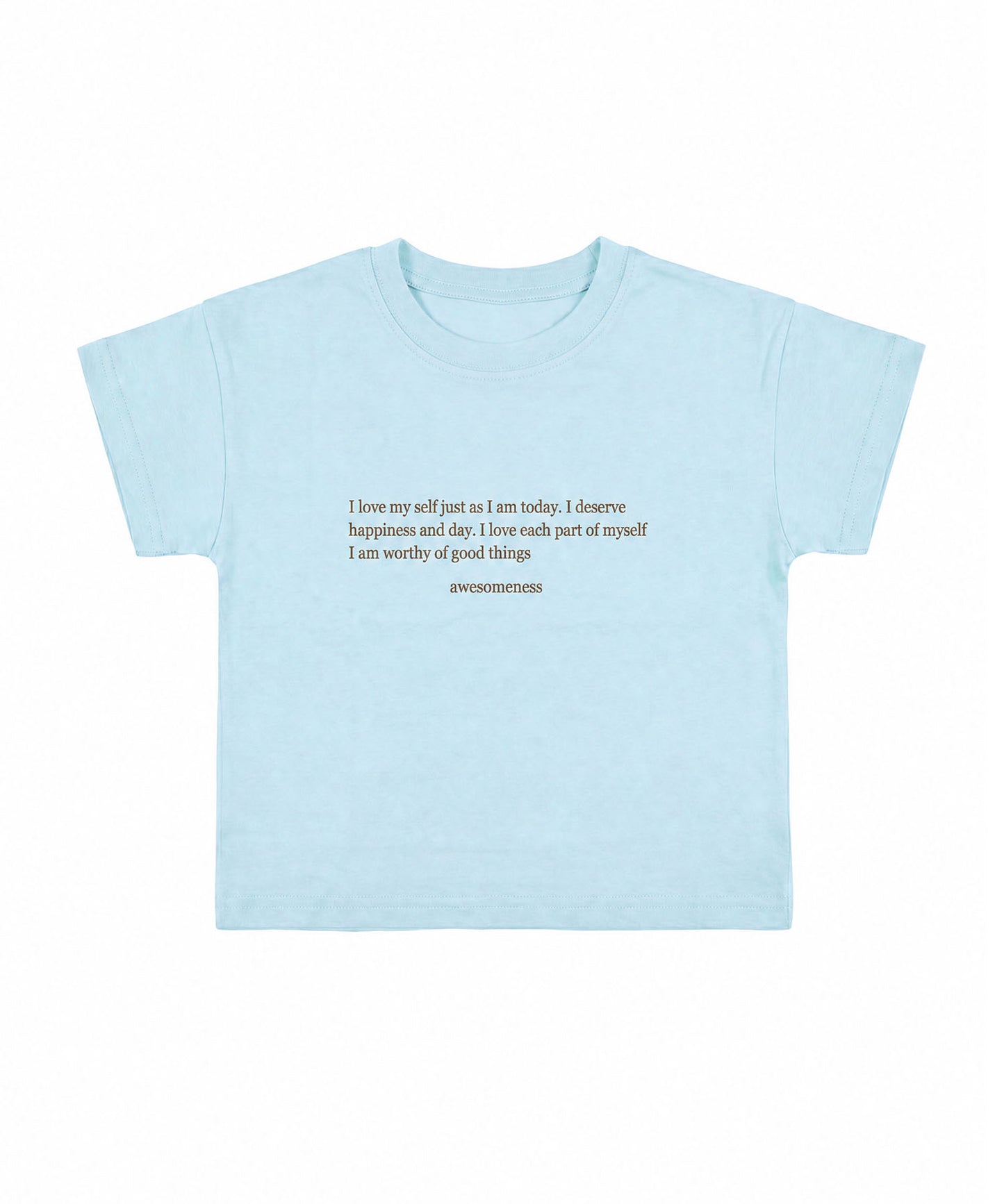【aimoha-KIDS-】ロゴプリントコットンTシャツ (SS)