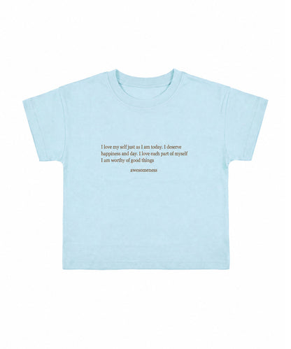 【aimoha-KIDS-】ロゴプリントコットンTシャツ (SS)