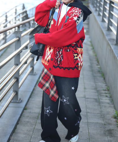 HOOK -select-　ループ付きチェック柄スカーフ