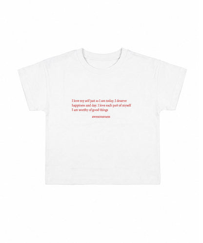 【aimoha-KIDS-】ロゴプリントコットンTシャツ (SS)