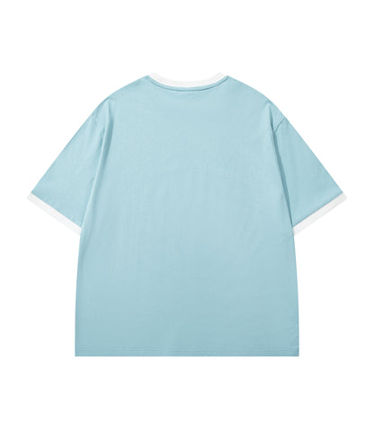 HOOK -original-　フードモチーフ アメリカンカートゥーンプリント ビッグTシャツ