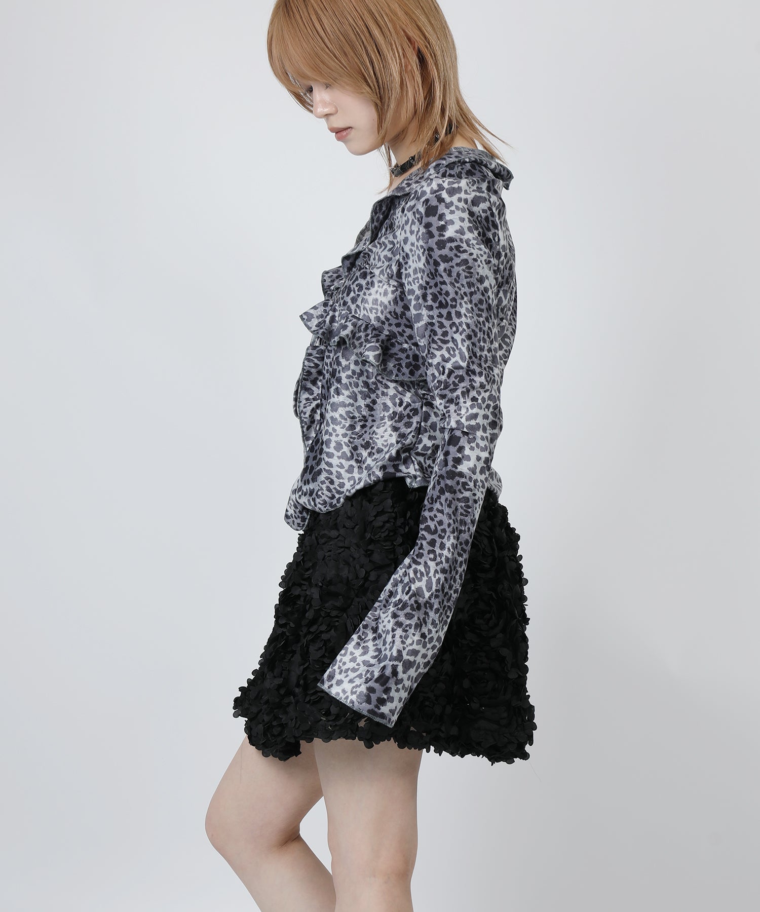 HOOK for girls　レオパード柄シアートップス