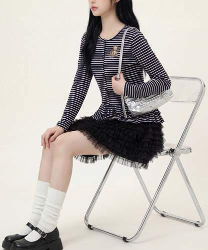 HOOK　for girls -original-　ペプラムワンポイントベア アンサンブル