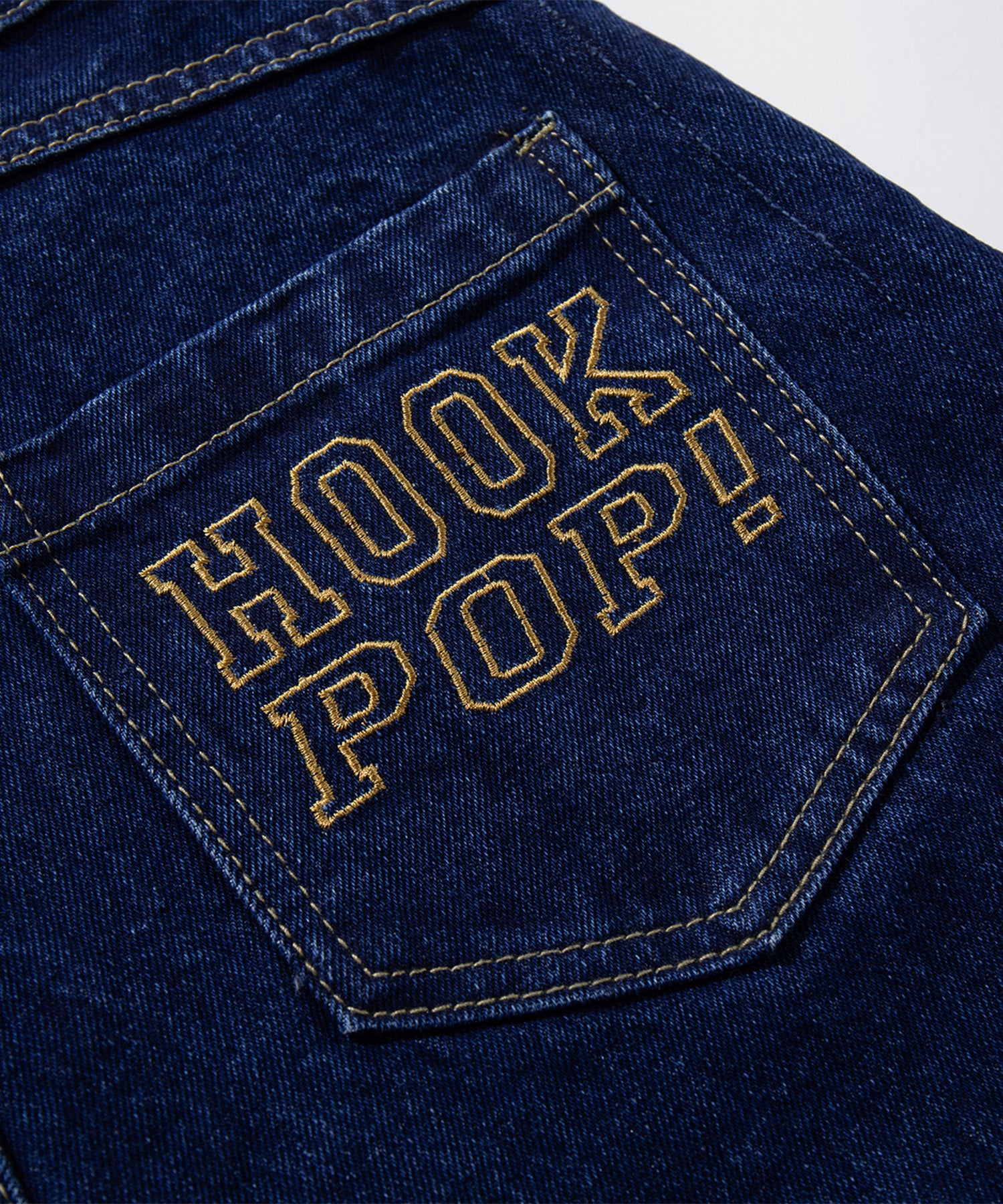 HOOK 逆さデザインバルーンジーンズ（9分丈）