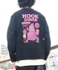 HOOK -original-　フードキャラクター グラフィックプリント ロングスリーブTシャツ