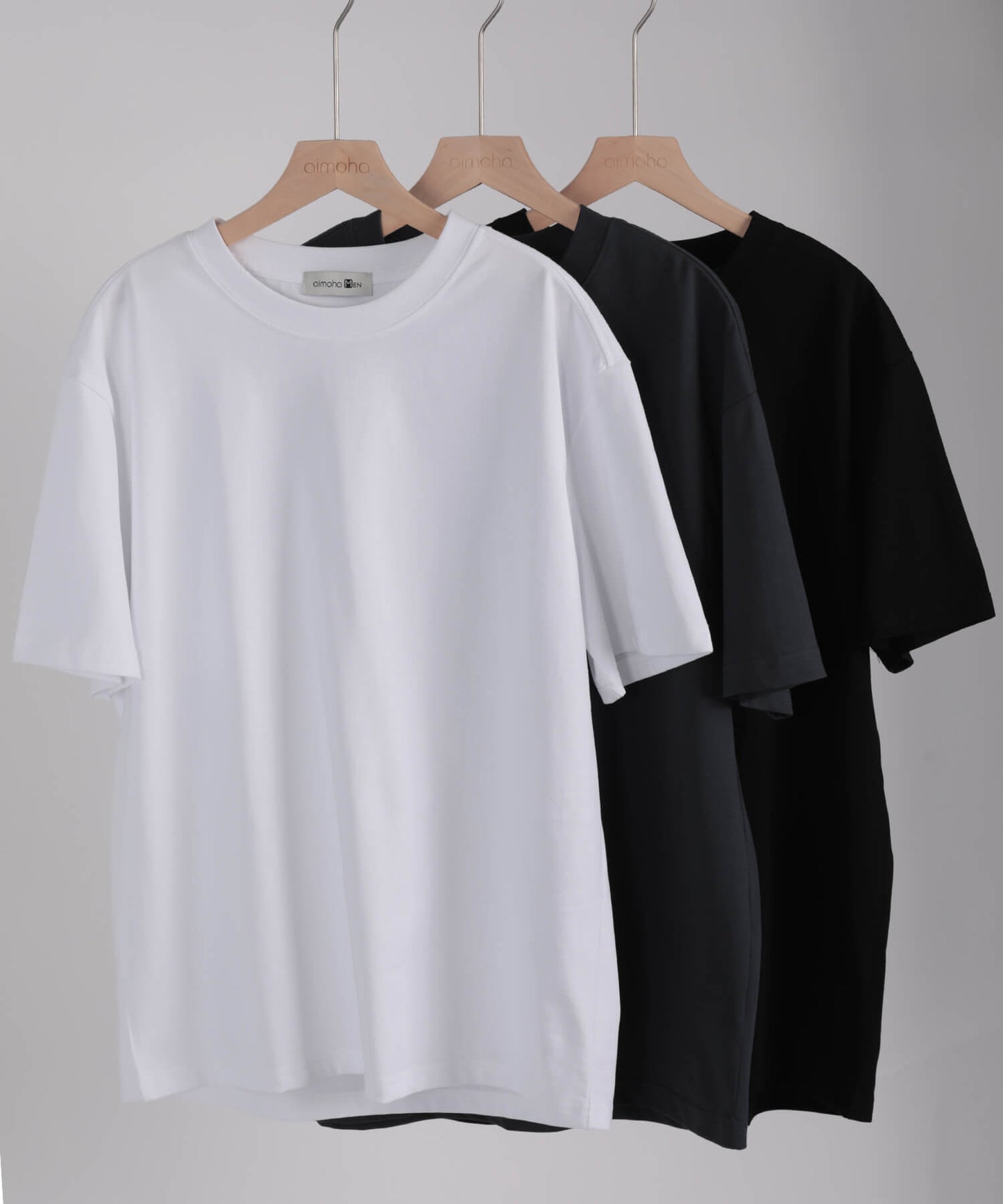 【aimoha MEN】HEAVY COTTON BASIC TEE ベーシックTシャツ