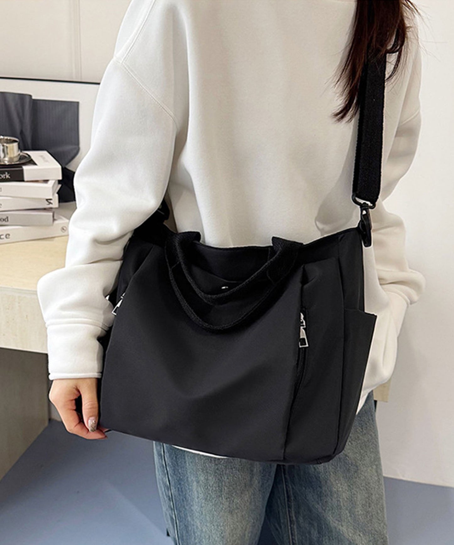 aimoha/ショルダートートキャンバスバッグ