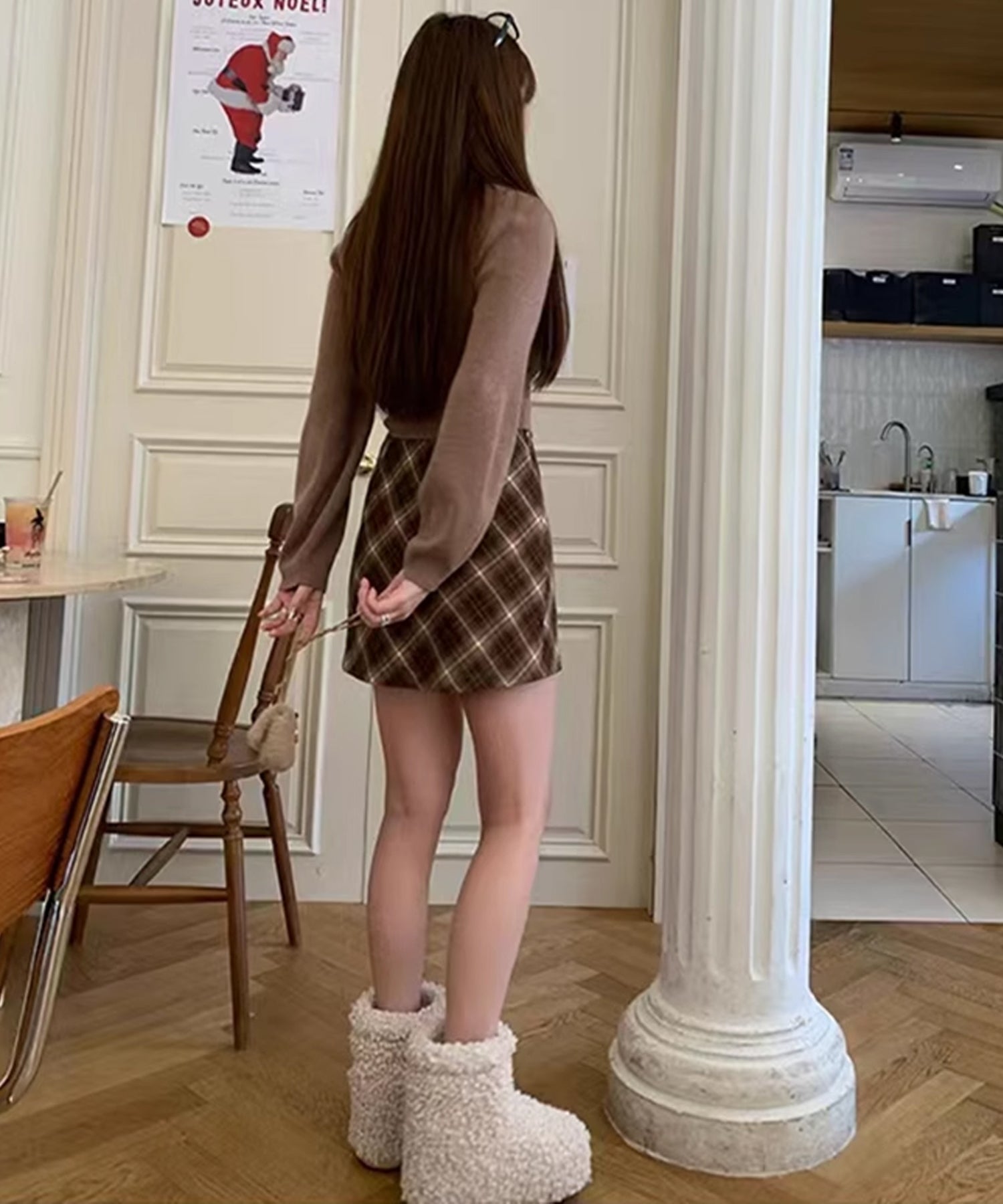 【Jasmine】 アンサンブル リボンキャミソール+ニットトップス