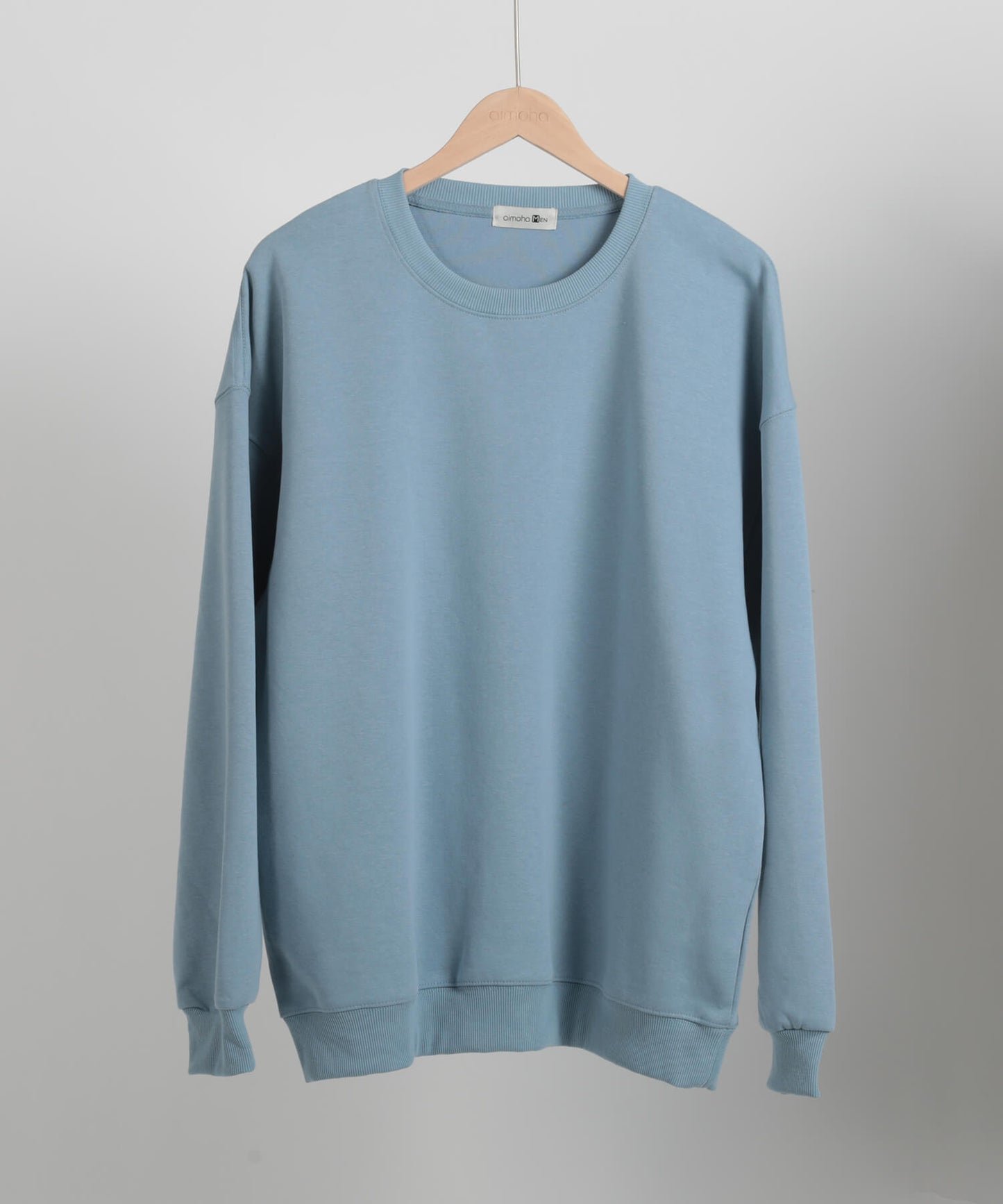 【aimoha MEN】SLIM FIT PULLOVER スリムフィットスウェット