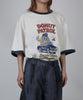 HOOK -original-　フードモチーフ アメリカンカートゥーンプリント ビッグTシャツ