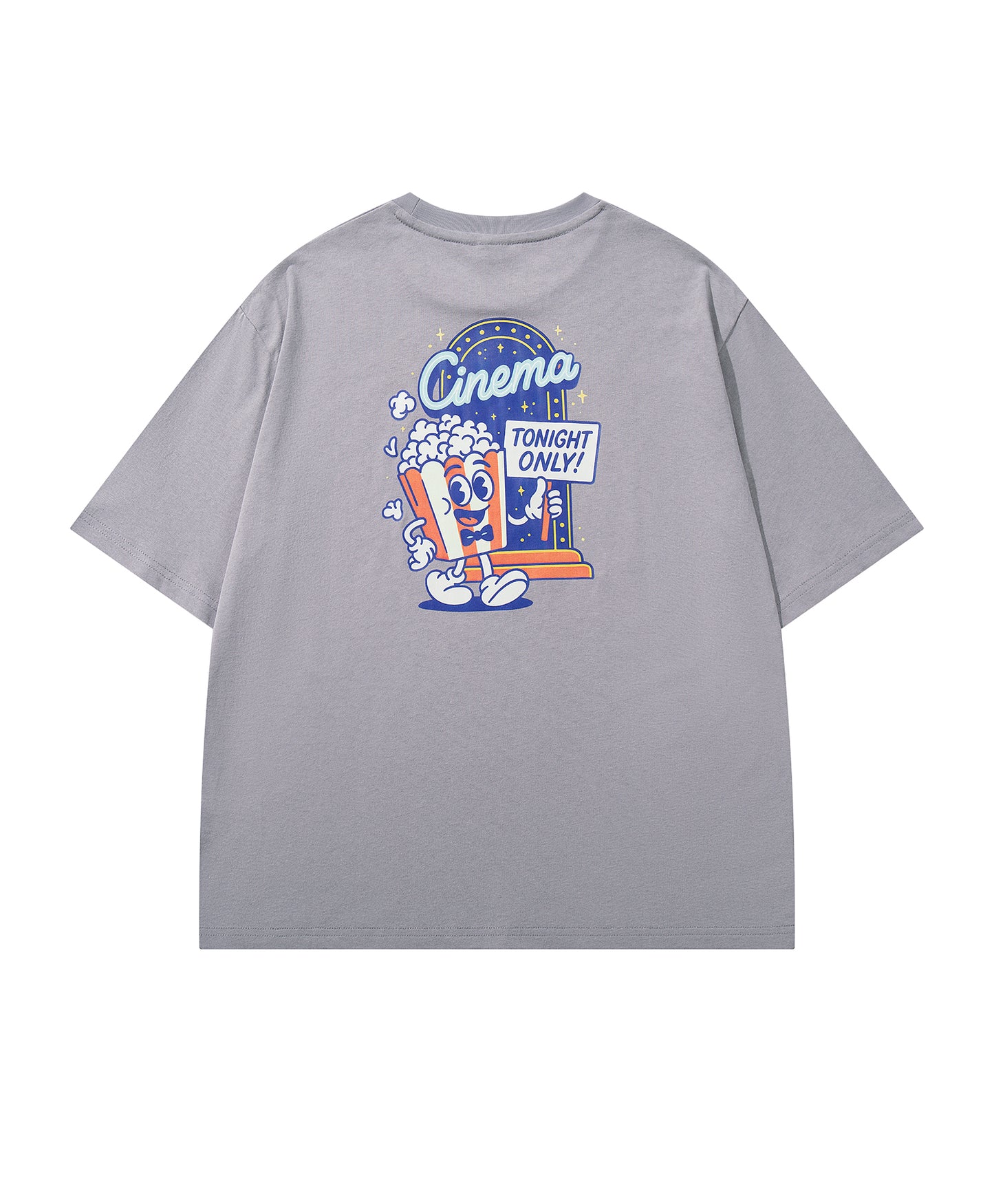 HOOK -original-　フードモチーフ アメリカンカートゥーンプリント ビッグTシャツ