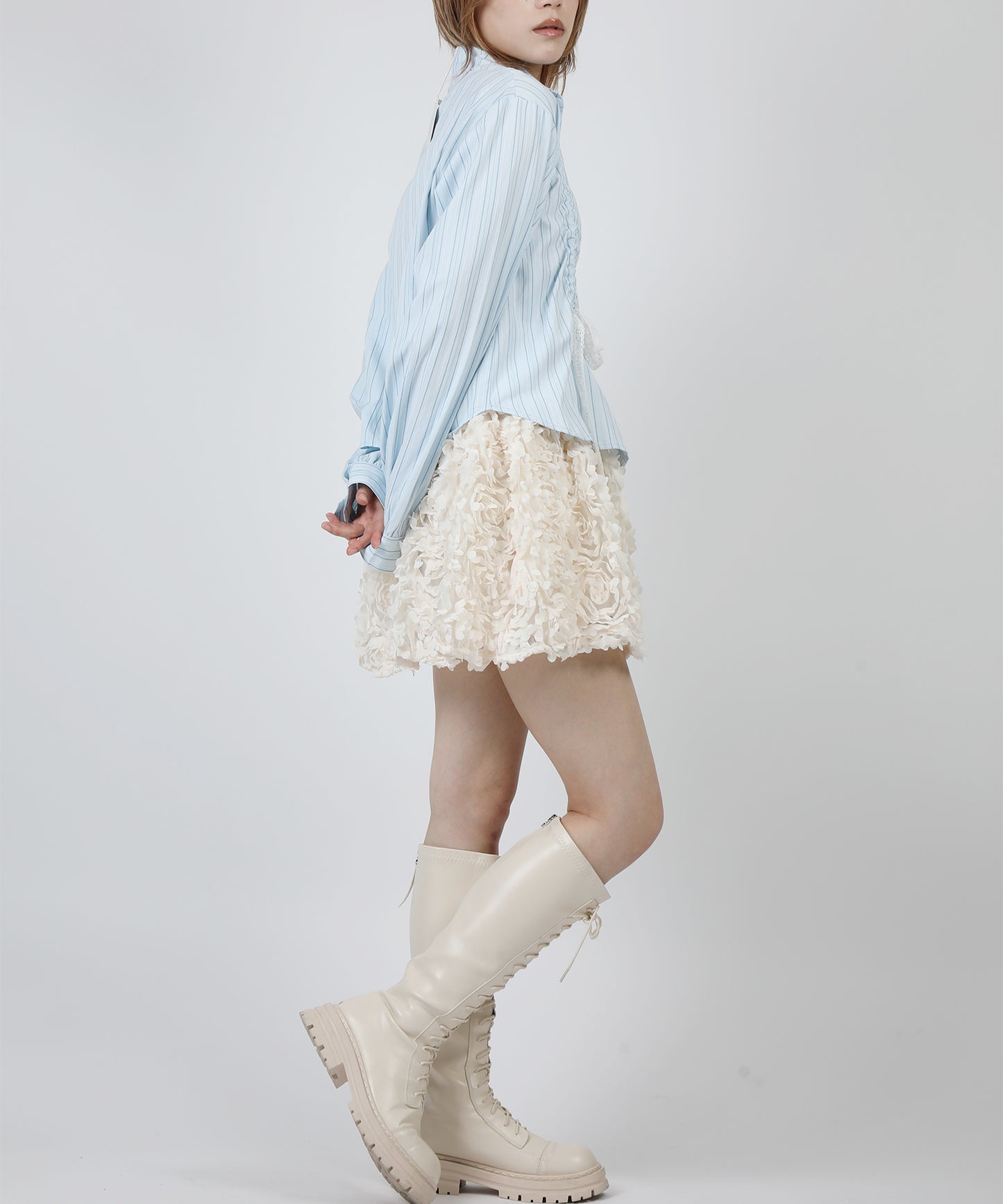 HOOK for girls　立体ローズミニスカート
