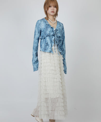 HOOK for girls　レオパード柄シアートップス