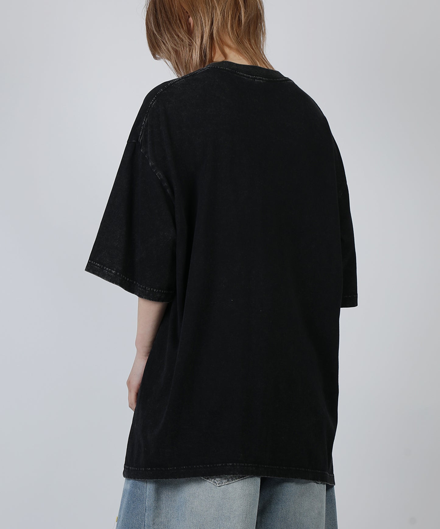 HOOK -original-　INSOMNIA　ウォッシュ加工ヴィンテージ風 ビッグTEE