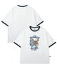 HOOK -original-　フードモチーフ アメリカンカートゥーンプリント ビッグTシャツ