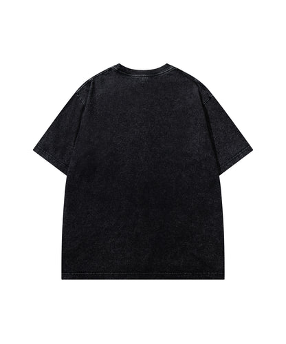 HOOK -original-　INSOMNIA　ウォッシュ加工ヴィンテージ風 ビッグTEE