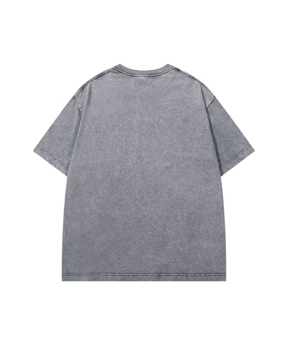 HOOK -original-　INSOMNIA　ウォッシュ加工ヴィンテージ風 ビッグTEE