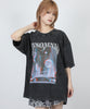HOOK -original-　INSOMNIA　ウォッシュ加工ヴィンテージ風 ビッグTEE