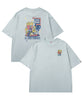 HOOK -original-　フードモチーフ アメリカンカートゥーンプリント ビッグTシャツ