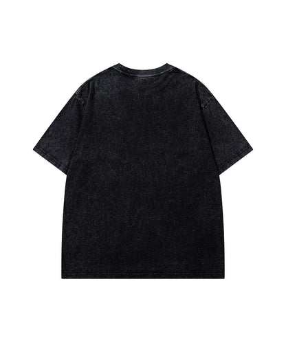 HOOK -original-　INSOMNIA　ウォッシュ加工ヴィンテージ風 ビッグTEE