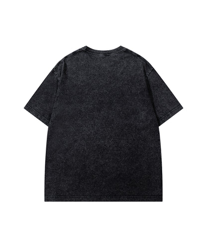 HOOK -original-　INSOMNIA　ウォッシュ加工ヴィンテージ風 ビッグTEE