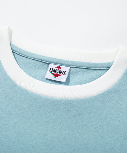 HOOK -original-　フードモチーフ アメリカンカートゥーンプリント ビッグTシャツ
