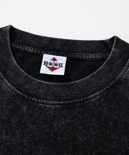 HOOK -original-　INSOMNIA　ウォッシュ加工ヴィンテージ風 ビッグTEE