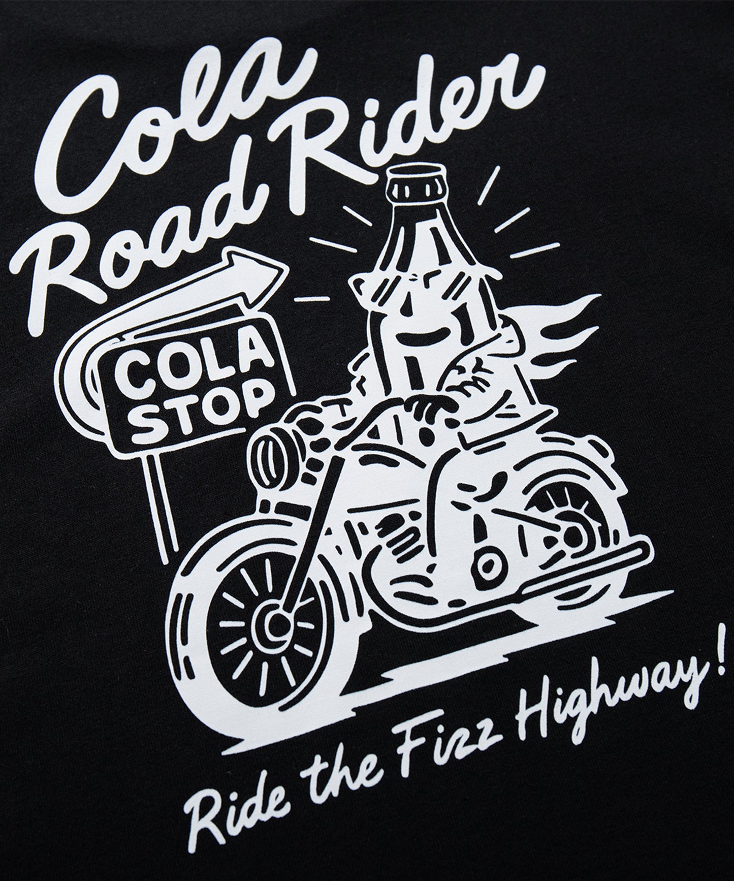 HOOK -original-　フードモチーフ アメリカンカートゥーンプリント ビッグTシャツ