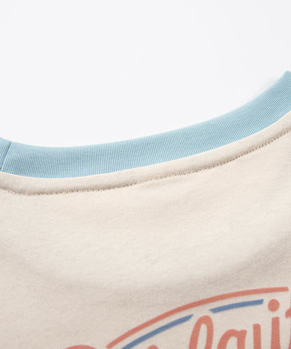 HOOK -original-　フードモチーフ アメリカンカートゥーンプリント ビッグTシャツ